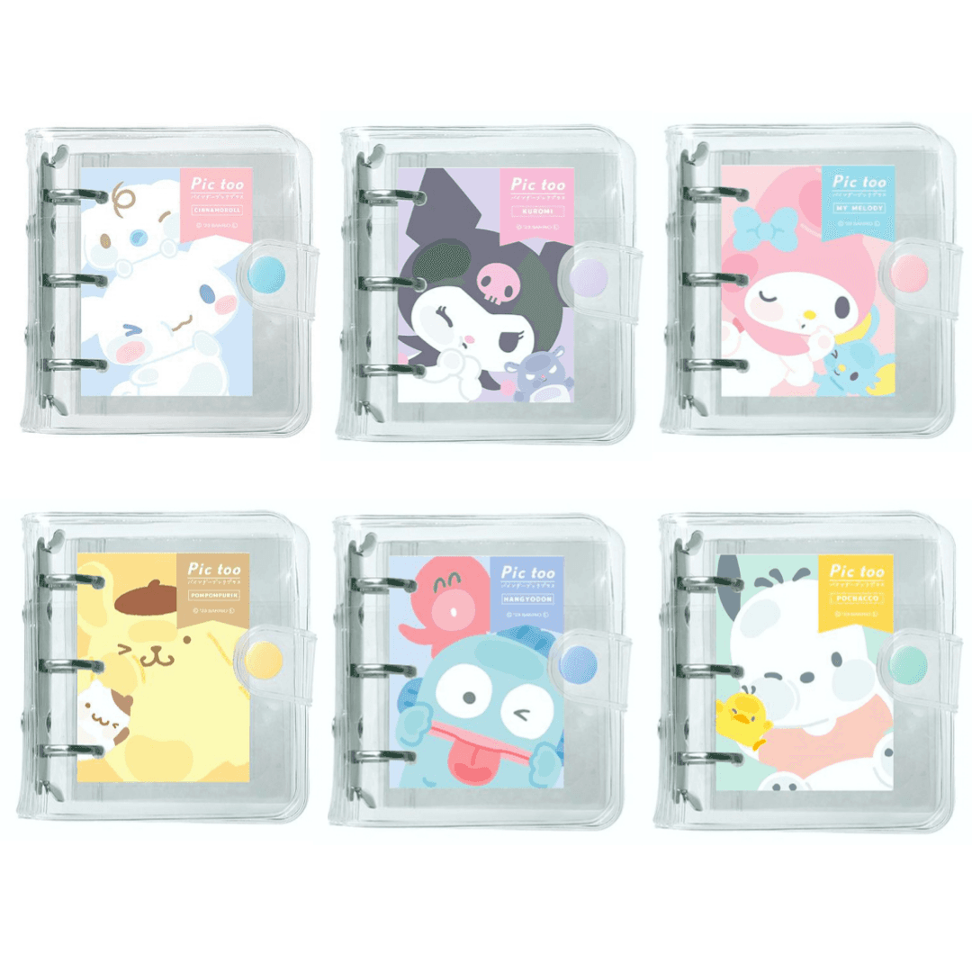 산리오 Pic too 바인더 북 플러스 메모 포토북 포카 보관