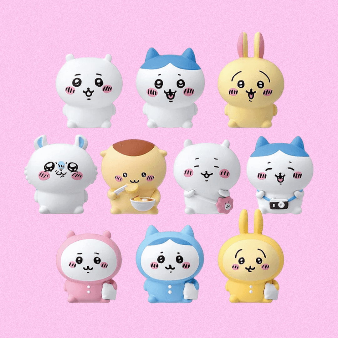 치이카와 소프비 퍼펫 마스코트 피규어 먼작귀 손가락 미니 피규어