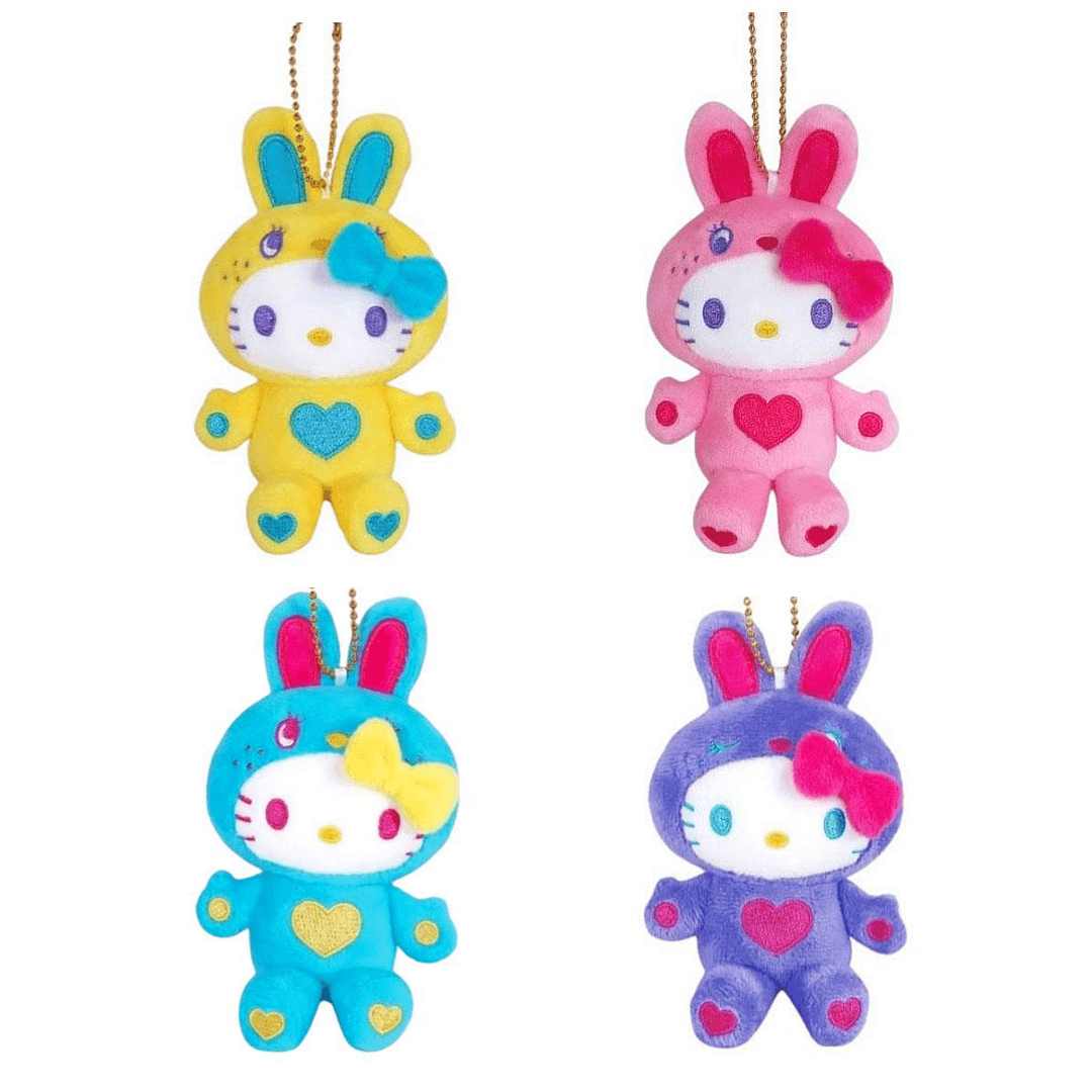 산리오 헬로키티 MC컬렉션 마스코트 바니 토끼 인형 키링