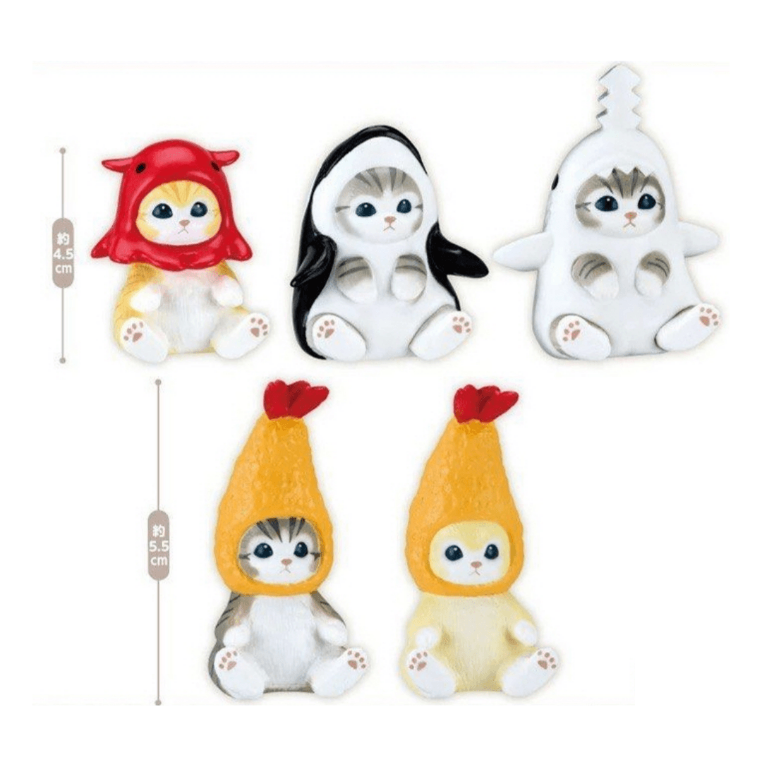 모프샌드 인테리어 미니 피규어 2탄 새우튀김 상어 고래 문어